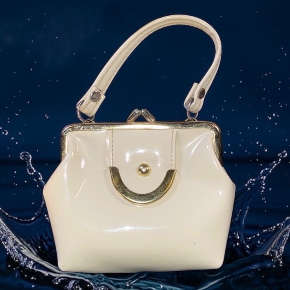 McDuff Vintage mini patten leather bag 💖